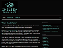 Tablet Screenshot of chelseaskincenterblog.com